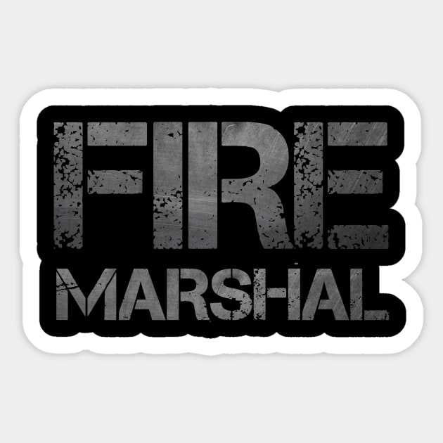 Fire Marshal Sticker by GR-ART